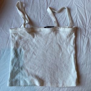 WHITE BRANDY MELVILLE WHITE TANK TOP